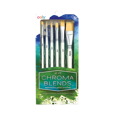 Set 6 Pinceles para Acuarela Chroma Blends