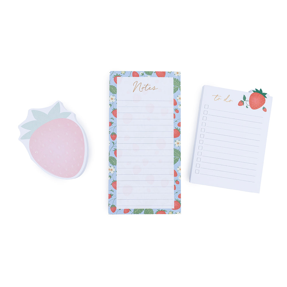 Set de Taco de Notas - Frutillas