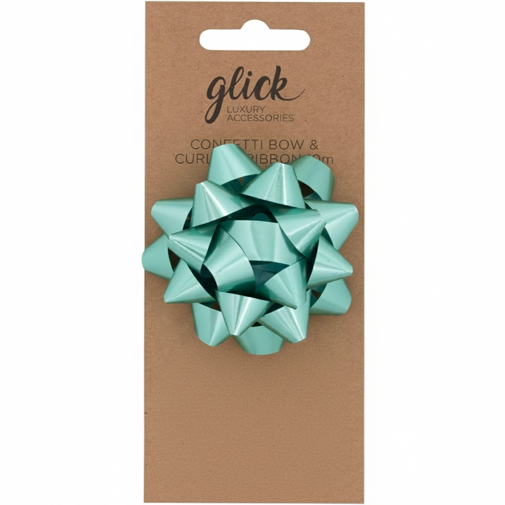Cinta Regalo Mediana Metalizada Menta