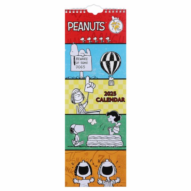 Calendario 2025 Slim Peanuts La Papelaria