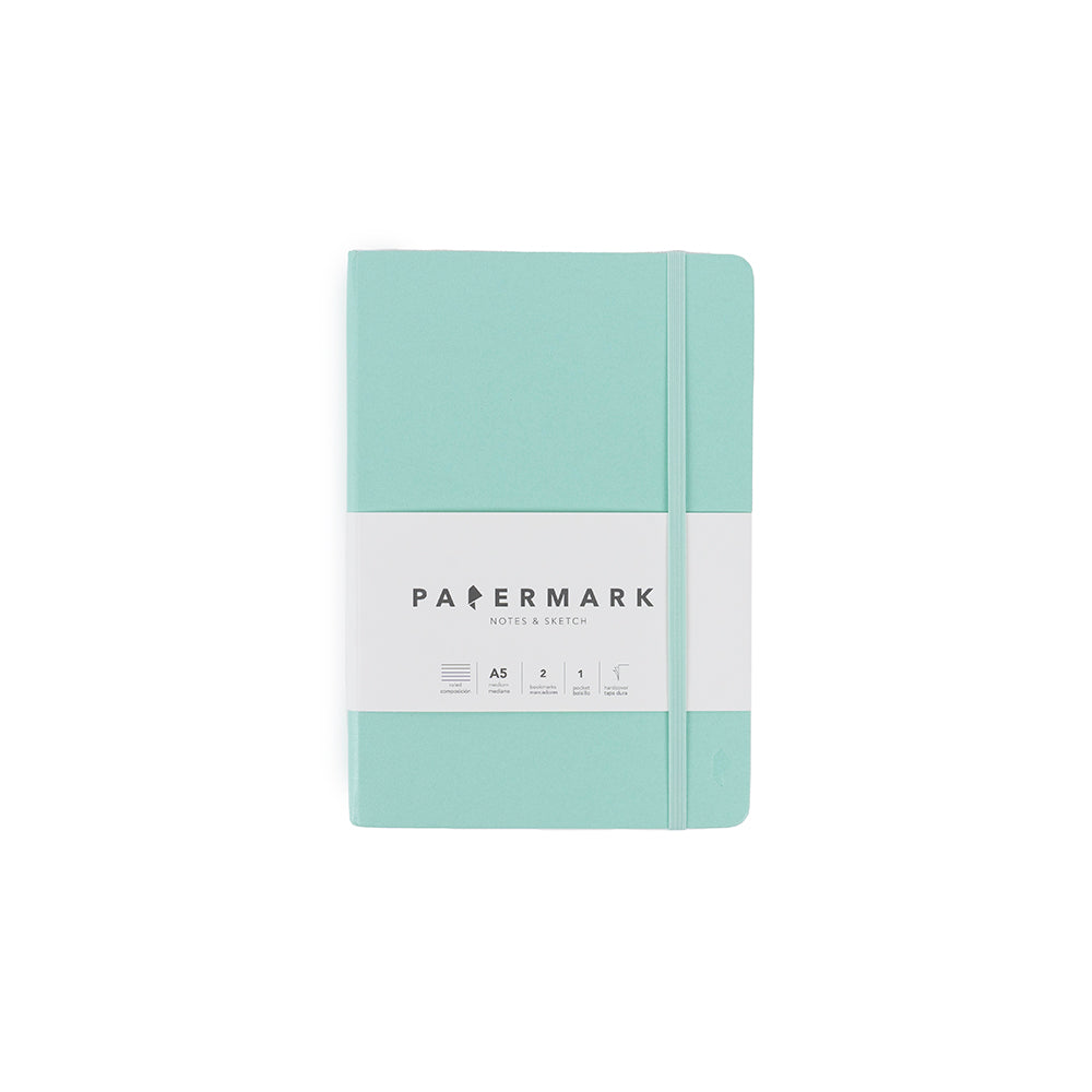 Libreta Mediana Verde Menta