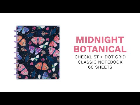 Cuaderno Classic Midnight Botanical