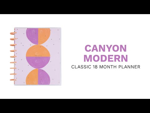 Agenda 2025 Canyon Modern Classic 18 Meses