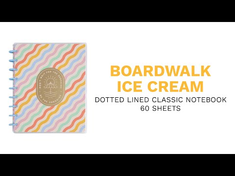 Cuaderno Classic Boardwalk Ice Cream