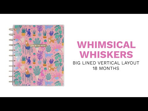 Agenda 2025 Whimsical Whiskers Big 18 Meses