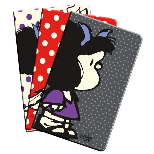 Set 3 Mini Libretas Mafalda