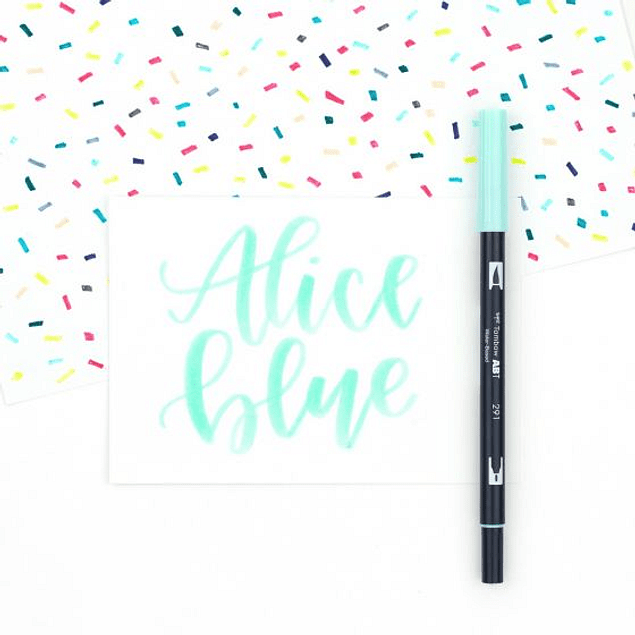 Tombow Plumón Doble Punta Alice Blue