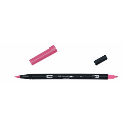 Tombow Plumón Doble Punta Hot Pink