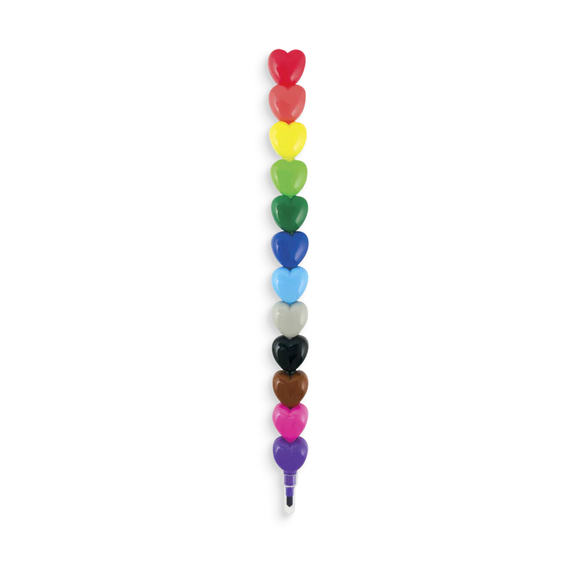 Lápiz Crayones Apilables Heart