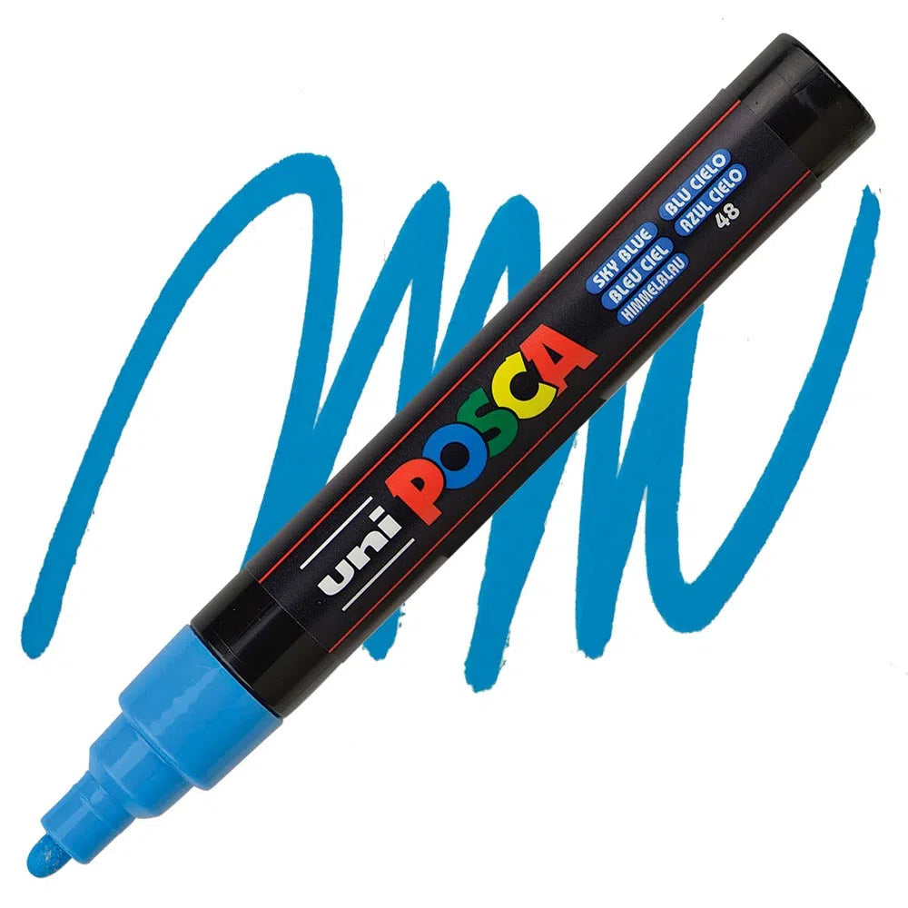 Marcador 5M Azul Cielo