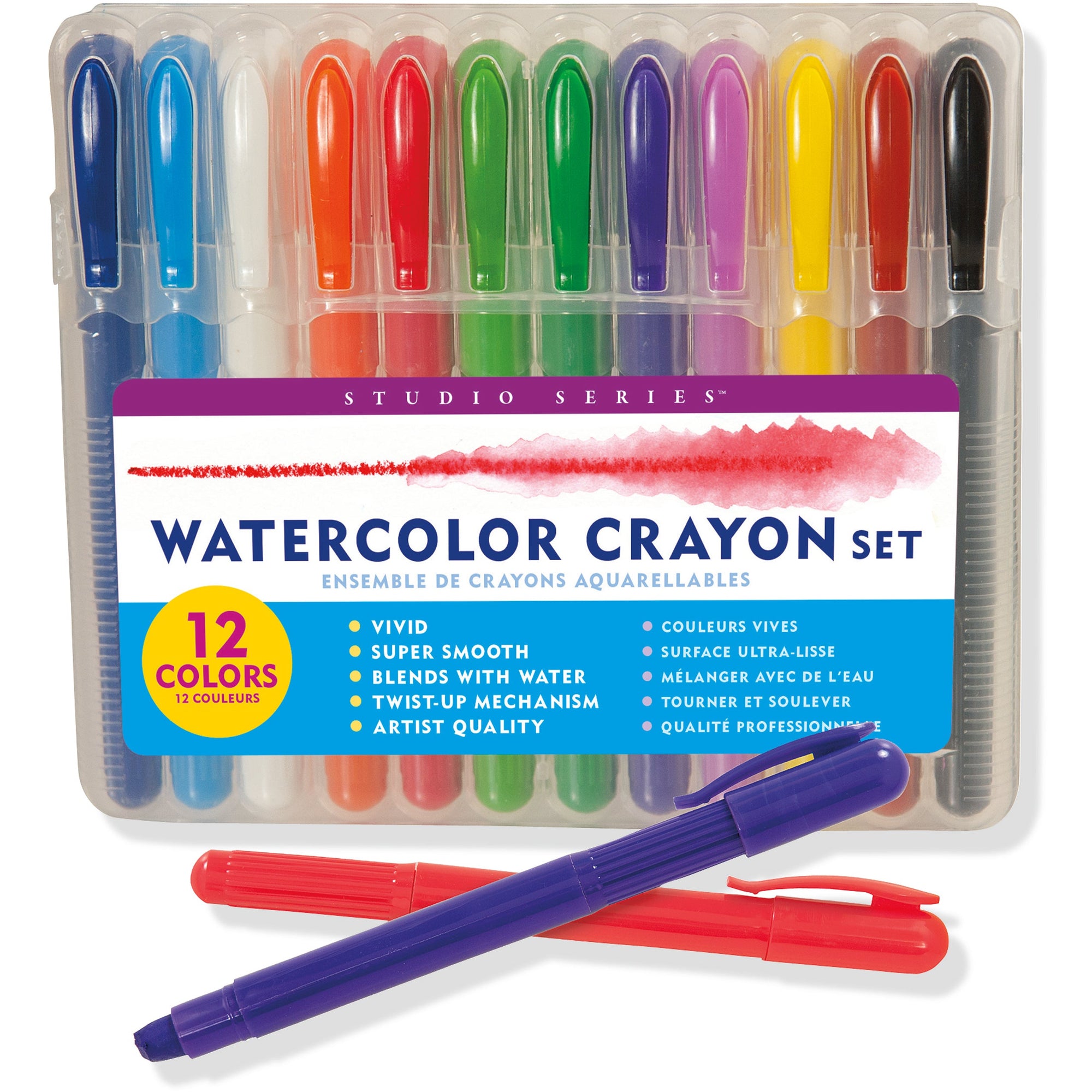 Set 12 Crayones Acuarela