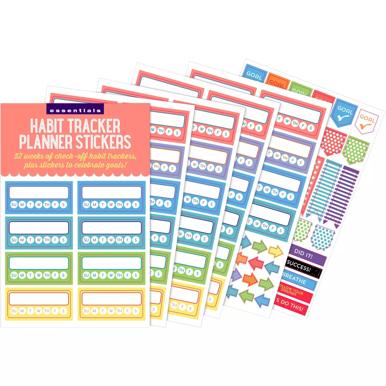 Set Stickers Planificación Habit Tracker